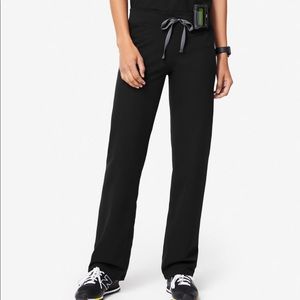 Figs Livingston Black Scrub Pants
